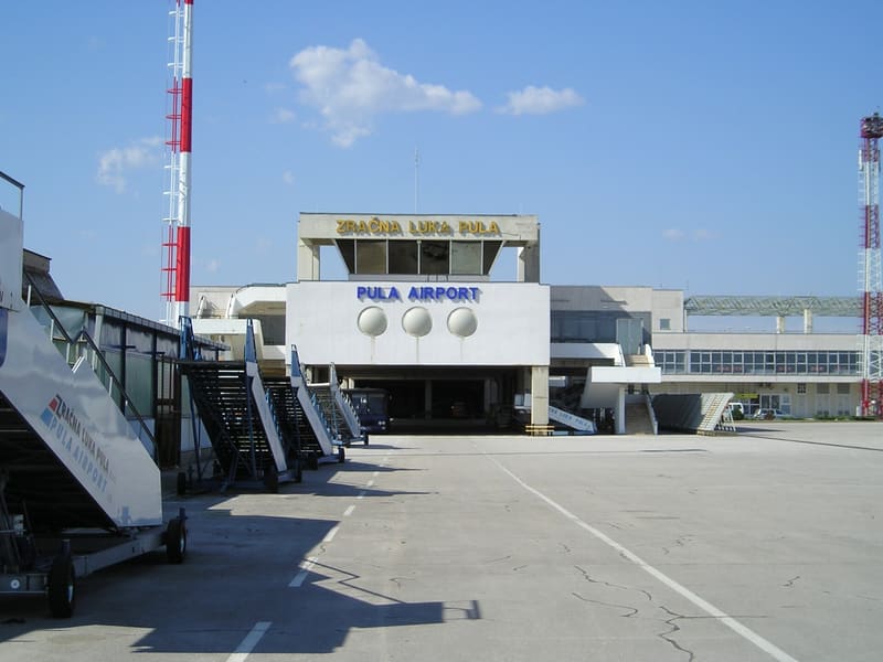 Pula Airport terminal